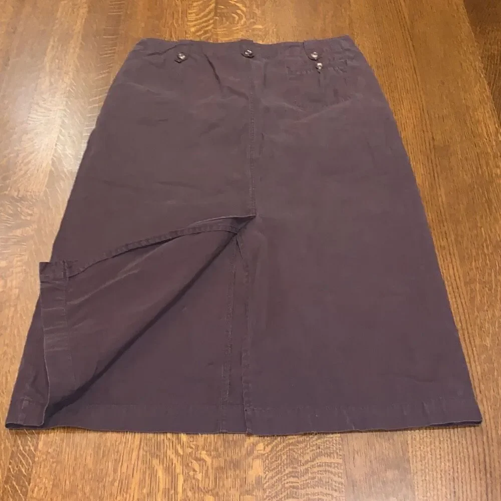 Vintage White Stag Brown‎ Khaki Maxi Skirt Size 16